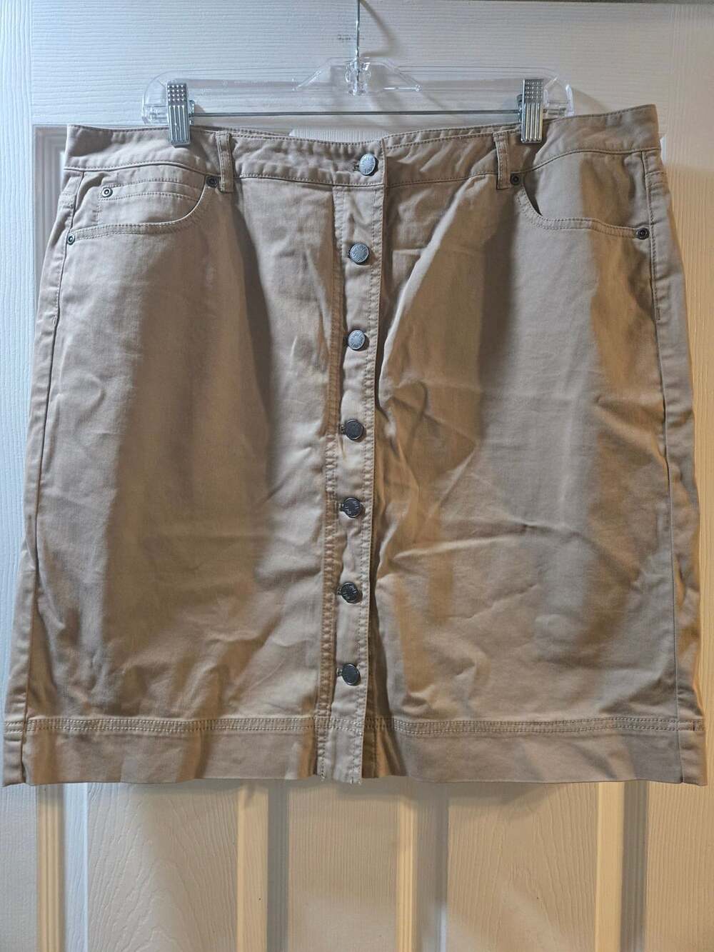 J. Crew Khaki Pencil Skirt